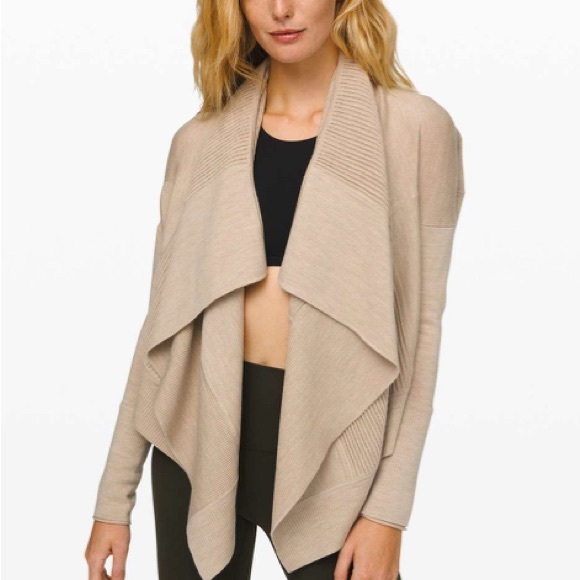 Lululemon Sit in Lotus Cardigan size Medium - Picture 3 of 9